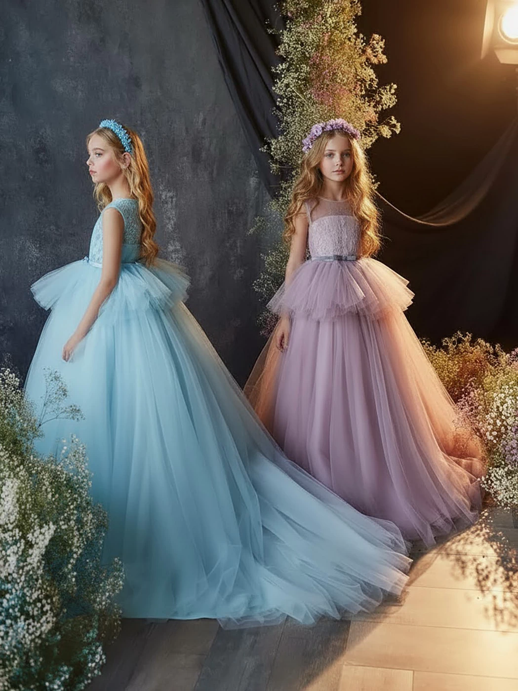 Платье для девочки нарядное Di-003 Di-kids-couture.ru (Ди Кидс Кутюр) купить, заказать, пошить на заказ на фотосессию, праздник, выпускной бал, день рождения  фото-001.webp