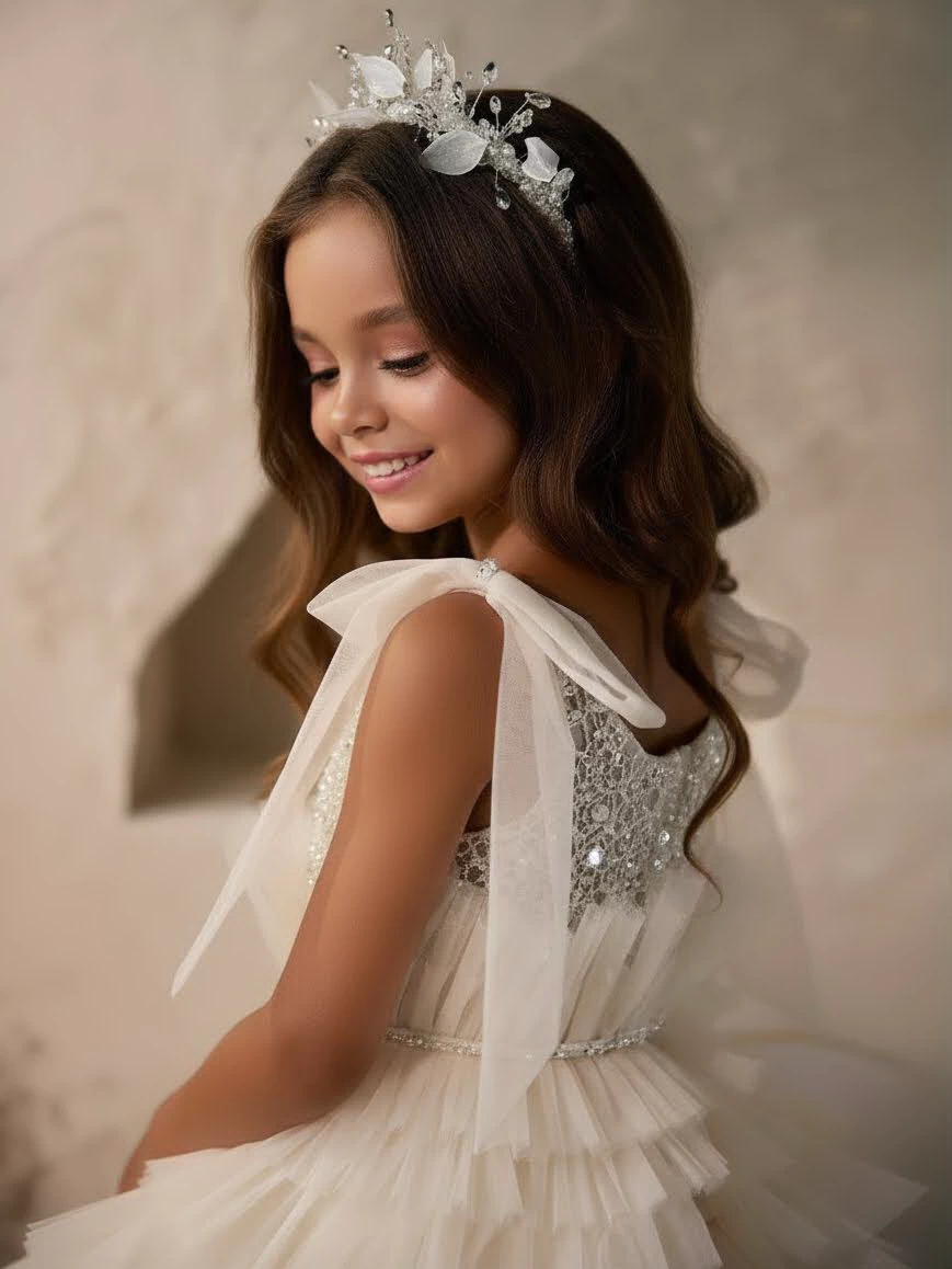 Платье для девочки нарядное Di-004 Di-kids-couture.ru (Ди Кидс Кутюр) купить, заказать, пошить на заказ на фотосессию, праздник, выпускной бал, день рождения фото-004.webp