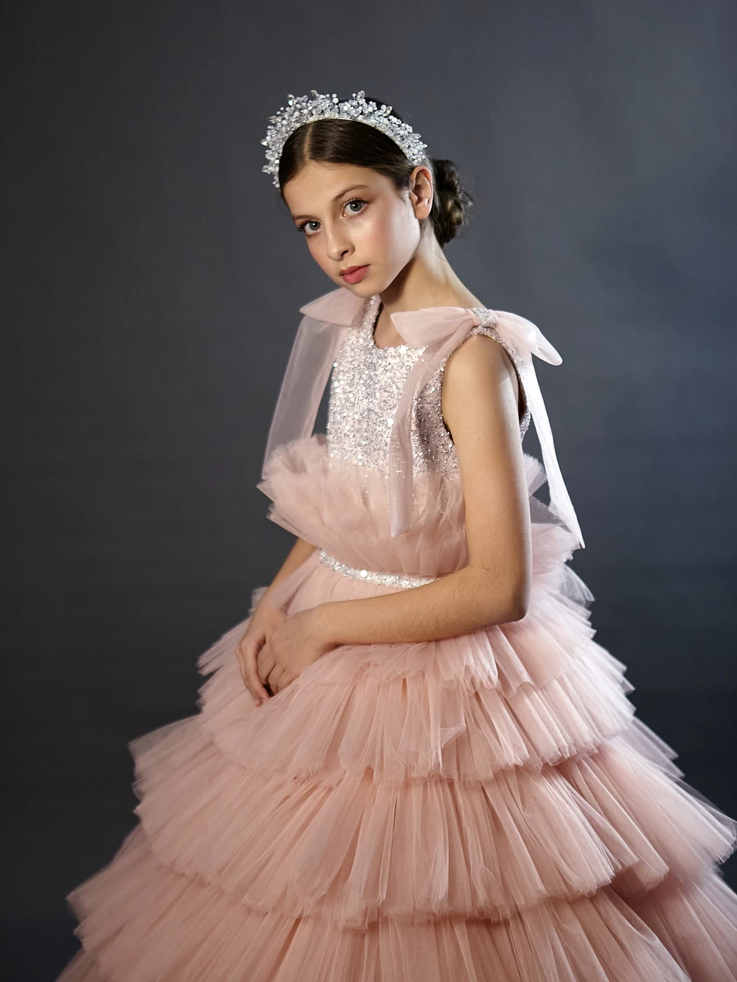 Платье для девочки нарядное Di-004 Di-kids-couture.ru (Ди Кидс Кутюр) купить, заказать, пошить на заказ на фотосессию, праздник, выпускной бал, день рождения фото-013.webp