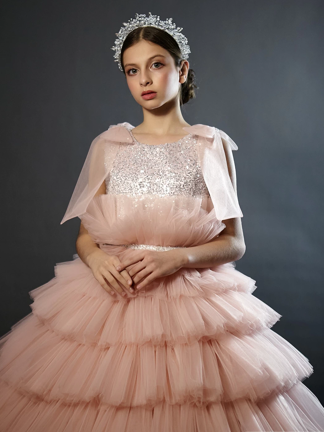 Платье для девочки нарядное Di-004 Di-kids-couture.ru (Ди Кидс Кутюр) купить, заказать, пошить на заказ на фотосессию, праздник, выпускной бал, день рождения фото-014.webp