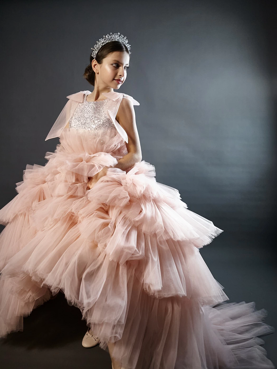 Платье для девочки нарядное Di-004 Di-kids-couture.ru (Ди Кидс Кутюр) купить, заказать, пошить на заказ на фотосессию, праздник, выпускной бал, день рождения фото-020.webp