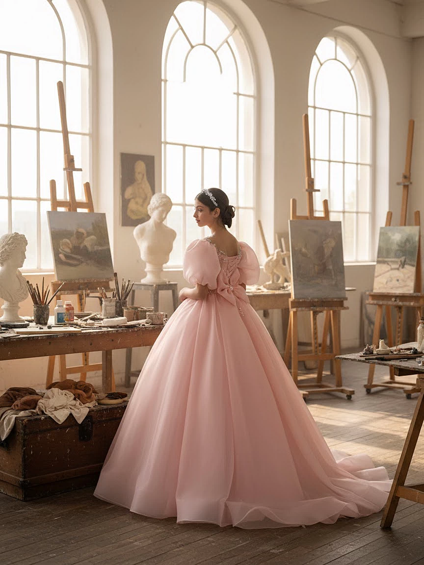 Платье для девочки нарядное Di-006 Di-kids-couture.ru (Ди Кидс Кутюр) купить, заказать, пошить на заказ на фотосессию, праздник, выпускной бал, день рождения  фото-001.webp