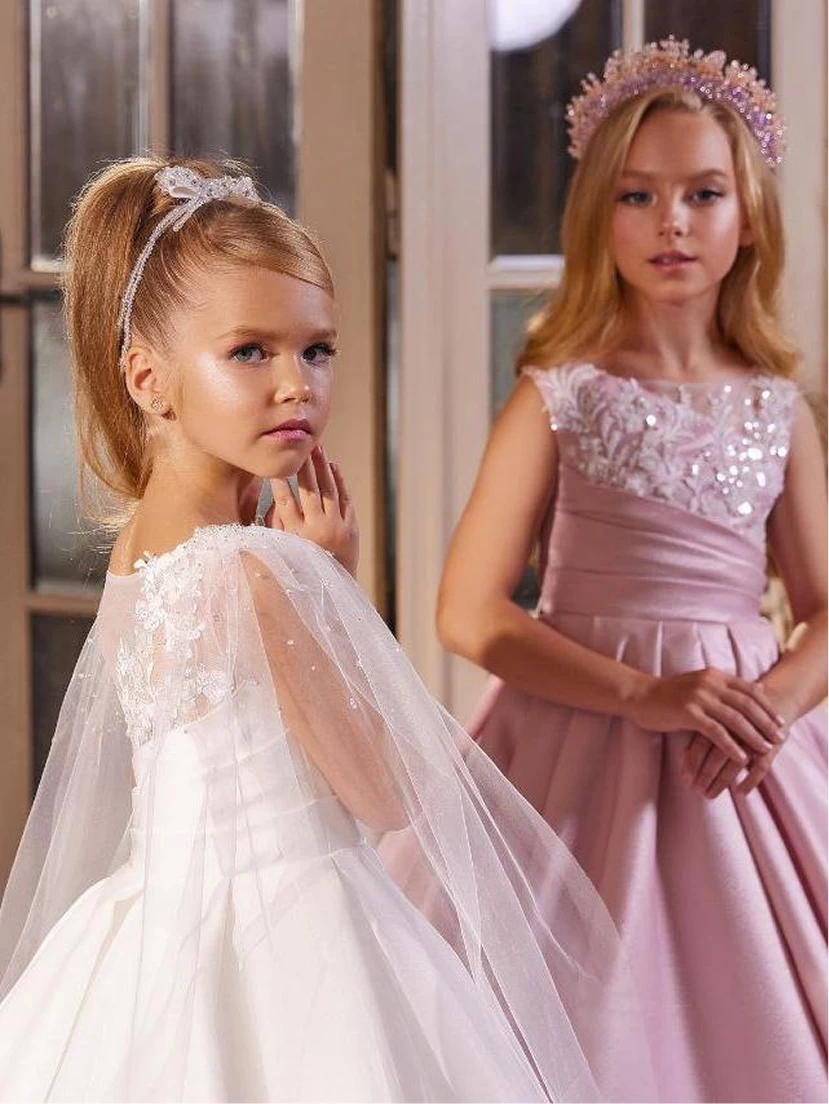 Платье для девочки нарядное Di-008 Di-kids-couture.ru (Ди Кидс Кутюр) купить, заказать, пошить на заказ на фотосессию, праздник, выпускной бал, день рождения  фото-002.webp