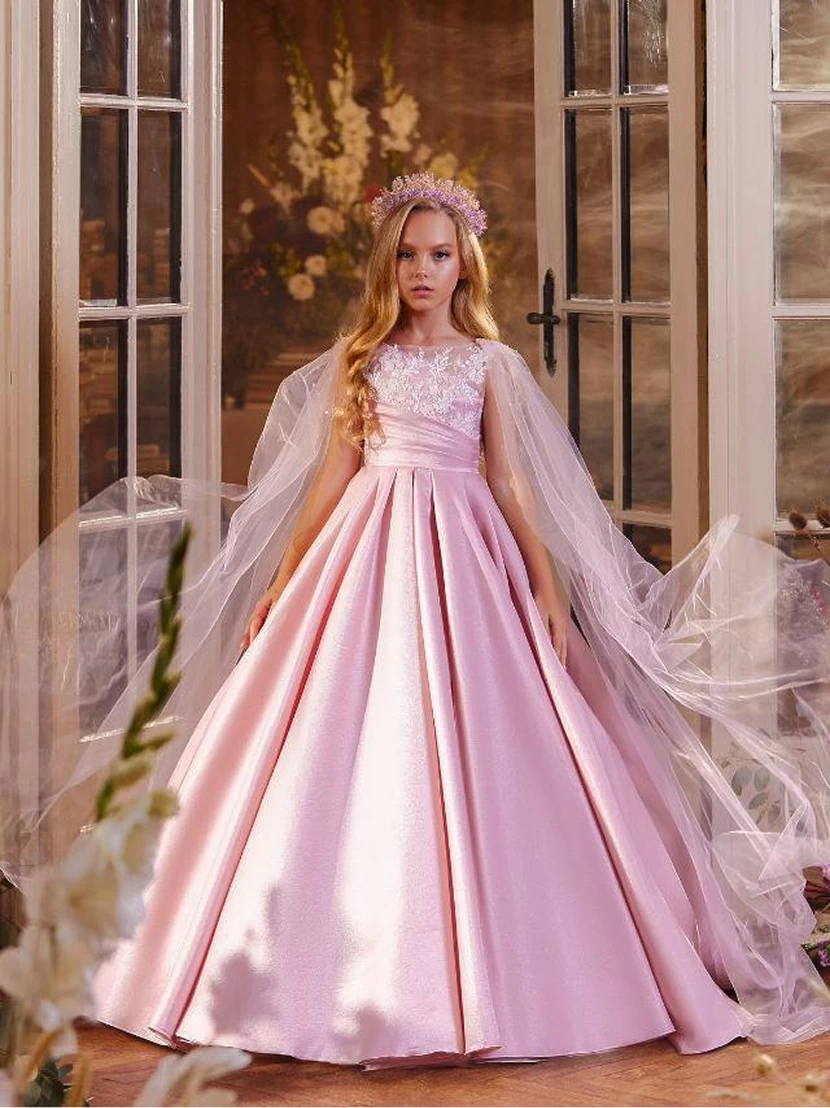 Платье для девочки нарядное Di-008 Di-kids-couture.ru (Ди Кидс Кутюр) купить, заказать, пошить на заказ на фотосессию, праздник, выпускной бал, день рождения фото-003.webp