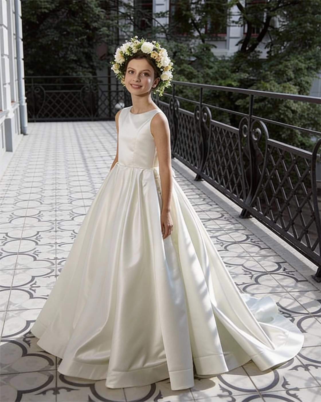 Платье для девочки нарядное Di-011 Di-kids-couture.ru (Ди Кидс Кутюр) купить, заказать, пошить на заказ на фотосессию, праздник, выпускной бал, день рождения  фото-001.webp