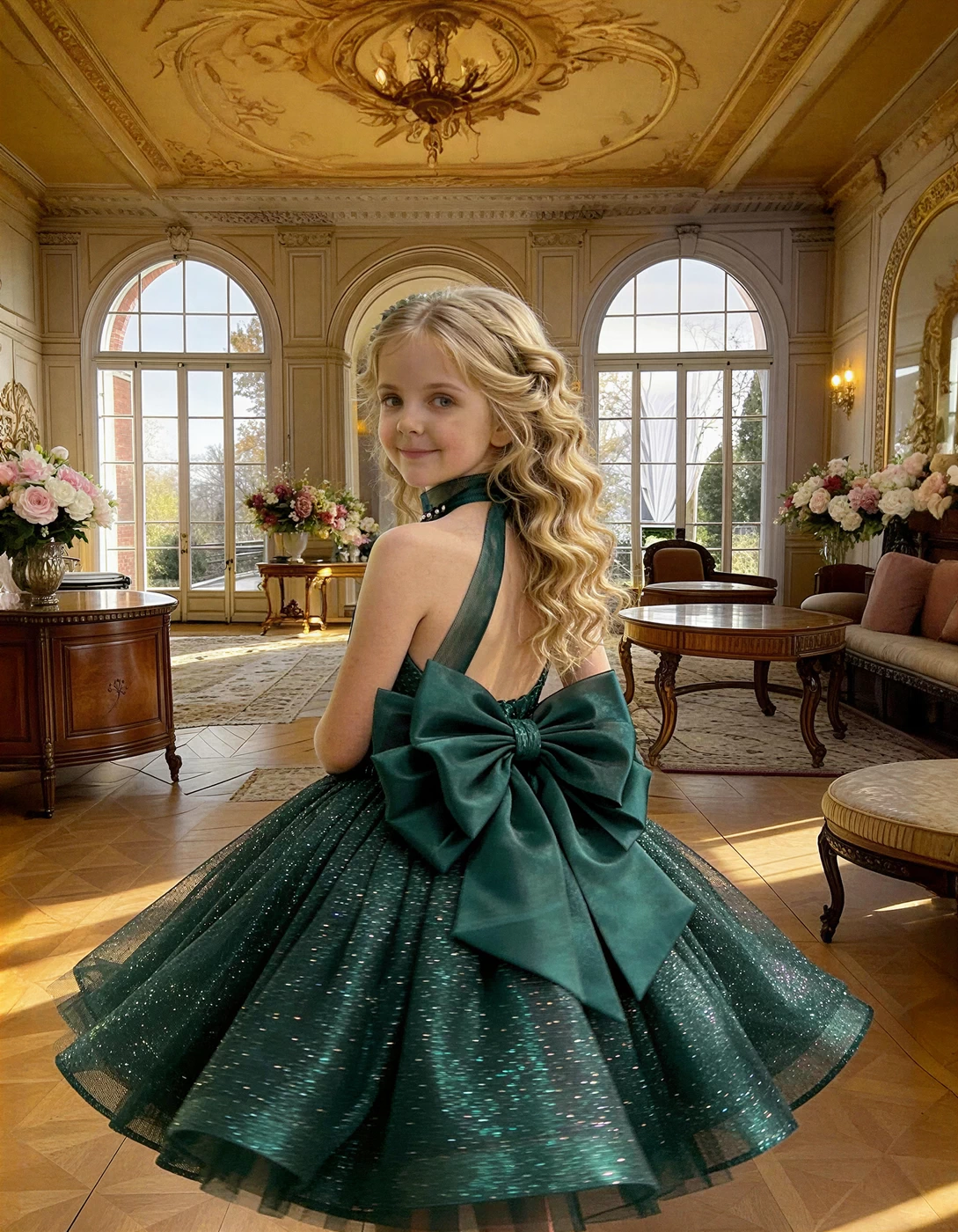 Платье для девочки нарядное Di-016 Di-kids-couture.ru (Ди Кидс Кутюр) купить, заказать, пошить на заказ на фотосессию, праздник, выпускной бал, день рождения фото-003.webp