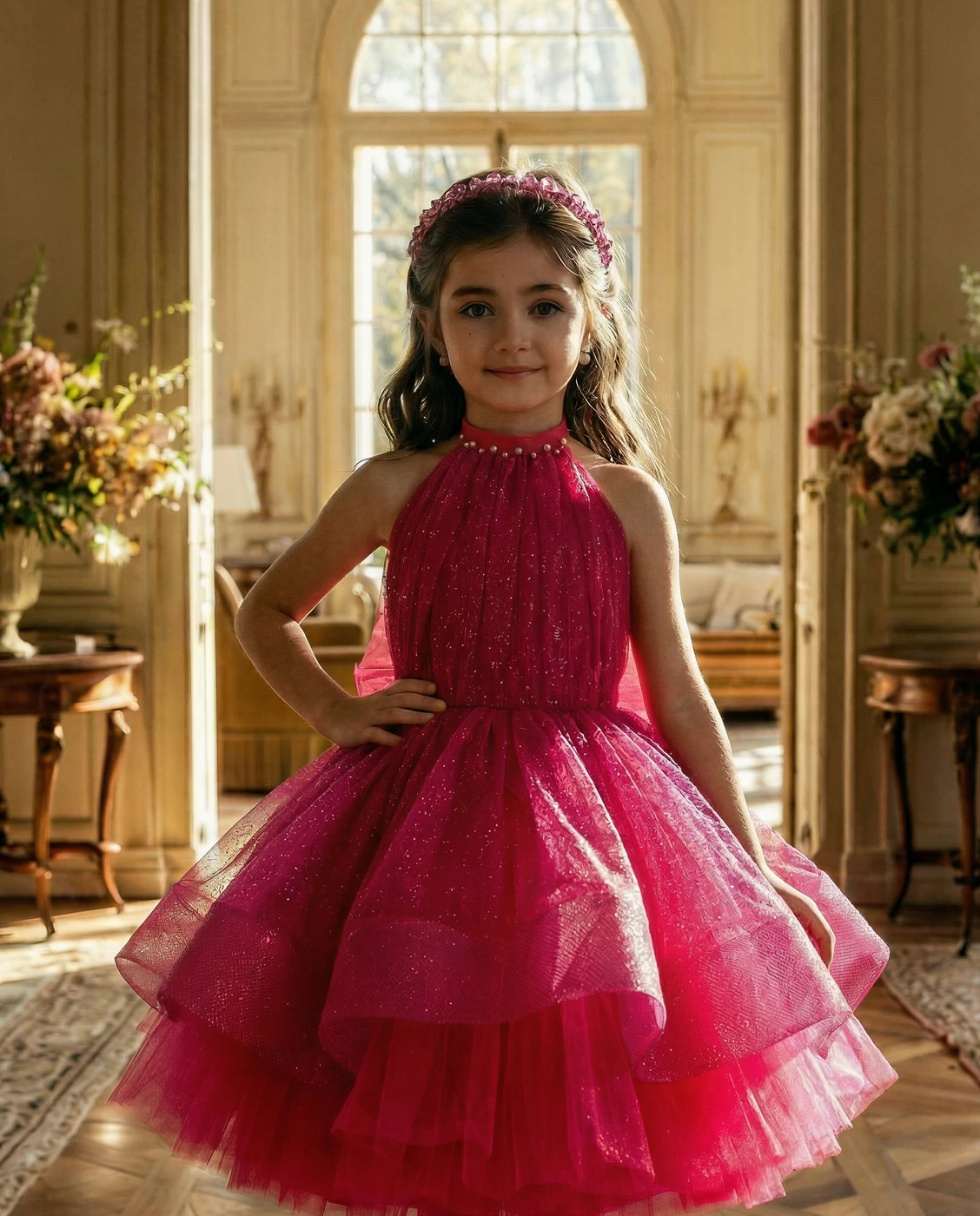 Платье для девочки нарядное Di-016 Di-kids-couture.ru (Ди Кидс Кутюр) купить, заказать, пошить на заказ на фотосессию, праздник, выпускной бал, день рождения фото-005.webp