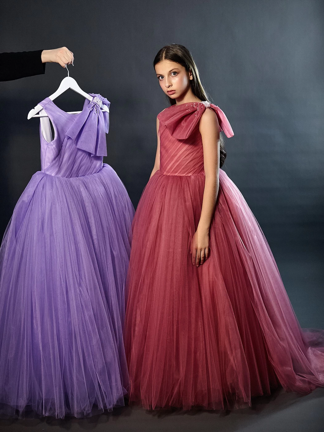 Платье для девочки нарядное Di-019 Di-kids-couture.ru (Ди Кидс Кутюр) купить, заказать, пошить на заказ на фотосессию, праздник, выпускной бал, день рождения  фото-001.webp