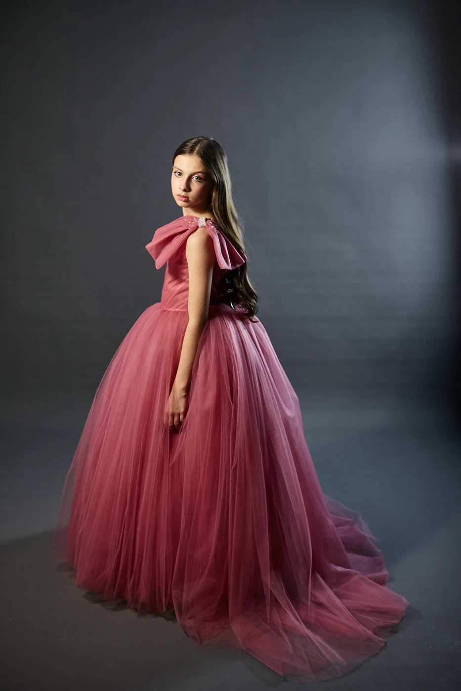 Платье для девочки нарядное Di-019 Di-kids-couture.ru (Ди Кидс Кутюр) купить, заказать, пошить на заказ на фотосессию, праздник, выпускной бал, день рождения  фото-005.webp