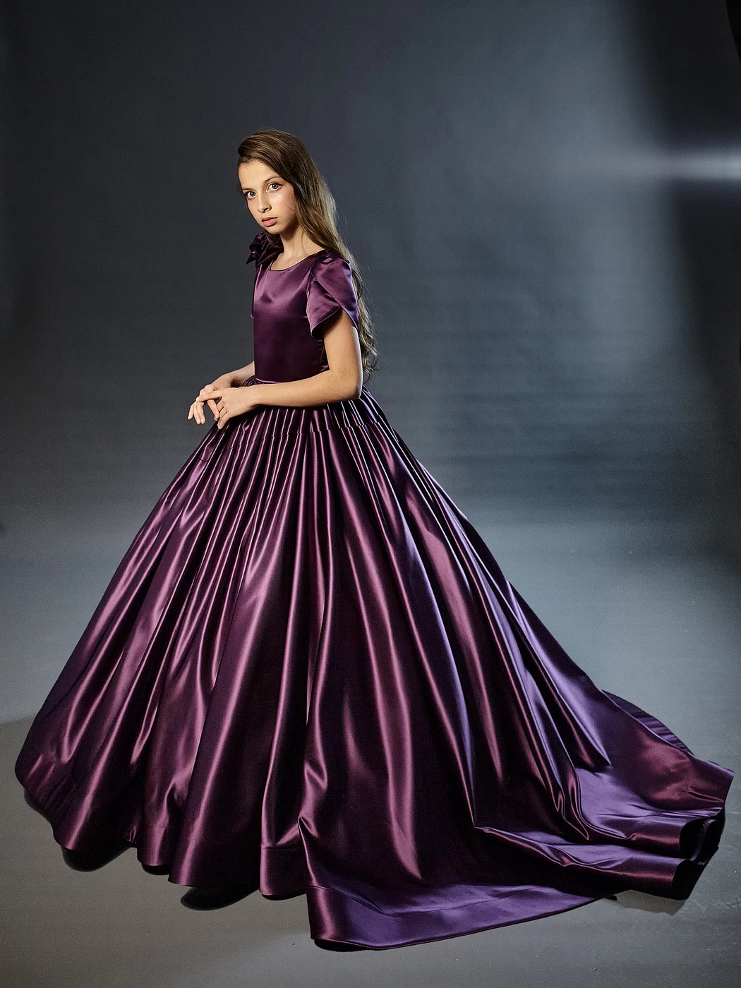 Платье для девочки нарядное Di-021 Di-kids-couture.ru (Ди Кидс Кутюр) купить, заказать, пошить на заказ на фотосессию, праздник, выпускной бал, день рождения  фото-001.webp