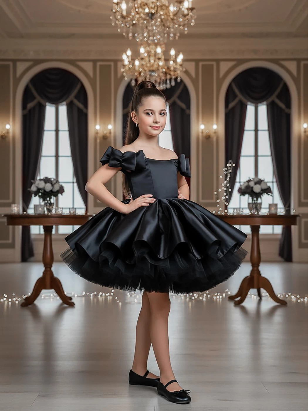 Платье для девочки нарядное Di-025 Di-kids-couture.ru (Ди Кидс Кутюр) купить, заказать, пошить на заказ на фотосессию, праздник, выпускной бал, день рождения  фото-001.webp